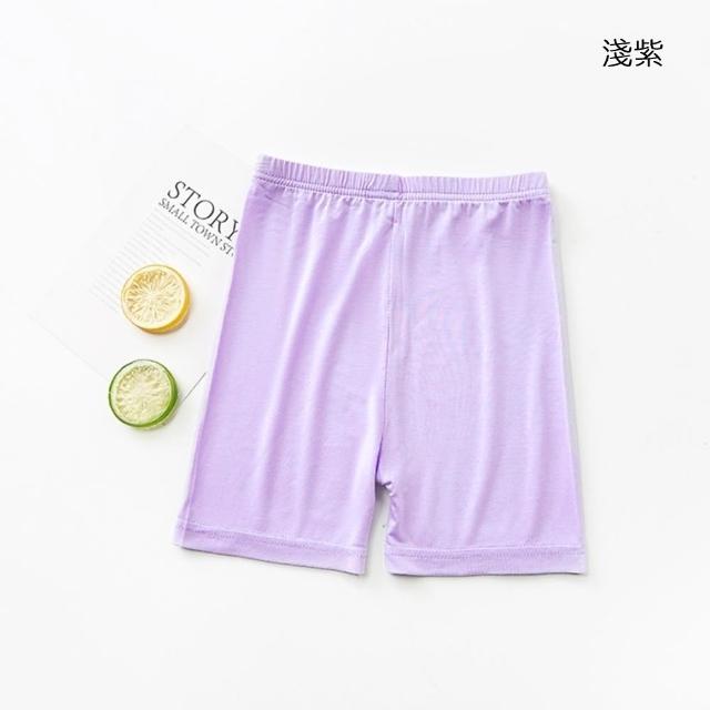 【橘魔法】女童防走光 安全褲 內搭褲 透氣莫代爾(女童 童裝 小短褲 三分褲 素色安全褲)