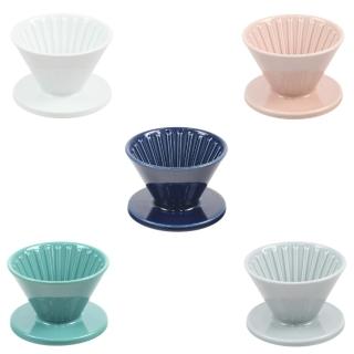 【CAFEDE KONA 波佐見燒 HASAMI】時光陶瓷濾杯01(5色可選)