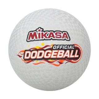 【MIKASA】躲避球-橡膠-3號球 運動 訓練 淺灰黑橘(DGB850)