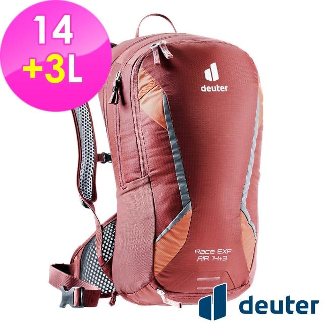 【deuter】RACE EXP Air 14+3L自行車包(3204421紅/健行包/休閒旅遊包)