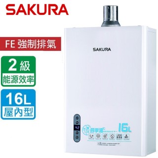 【SAKURA 櫻花】全省安裝  16L四季溫智能恆溫熱水器 同1635E(DH1631E)