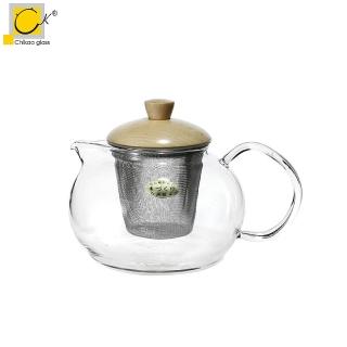 【奇高】耐熱標準花茶壺 木蓋壺 600ml K001MD(茶壺)