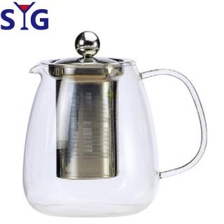 【SYG】耐熱玻璃花茶壺(900ml)