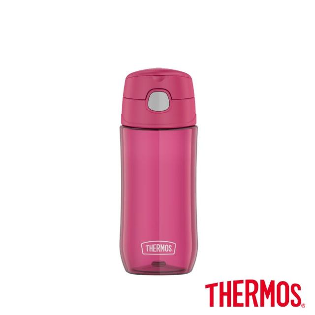 【THERMOS 膳魔師】買1送1_彈蓋直飲輕水瓶兒童水壺470ml(GP4040)