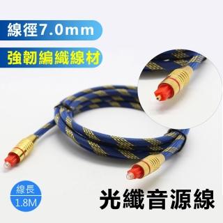 LineQ 編織7.0光纖音源連接線1.8m