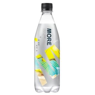 【味丹】週期購多喝水MORE氣泡水560ml-檸檬風味24入x2箱(共48入)