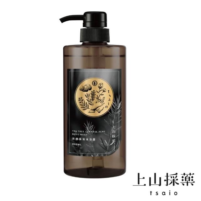 【tsaio 上山採藥】3入組-五星飯店指定-精油沐浴600ml(茶樹/露珠草/銀杏葉精油沐浴乳)