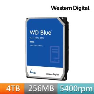 【WD 威騰】藍標 4TB 桌上型3.5吋 SATA硬碟(WD40EZAZ)