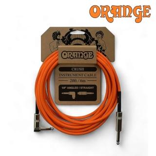 【ORANGE】CA037 Crush 導線 訊號線 20呎 600公分 一直+一L頭 樂器導線(適合電吉他 電貝斯 電子鼓)