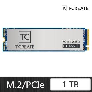 【Team 十銓】T-CREATE 創作者 CLASSIC 1TB M.2 Gen4 PCIe SSD 固態硬碟