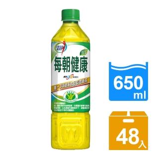 【每朝健康】綠茶650ml 24入x2箱(共48入)