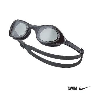 【NIKE 耐吉】SWIM 成人超廣角泳鏡 EXPANSE 深灰 NESSB161-014