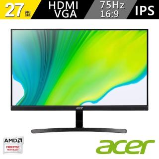 【Acer 宏碁】K273 27型IPS廣視角螢幕(16:9/freesync /75 Hz)