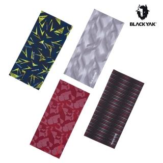 【BLACK YAK】涼感多功能印花頭巾[黑色/藍色/灰色/酒紅]BYAB1NAL01(韓國 戶外登山 涼感頭巾)