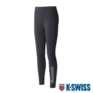 【K-SWISS】運動緊身褲 KS Legging-女-黑(195219-008)