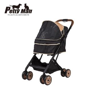 【PettyMan】PTM尊爵鋁合金輕巧寵物推車(寵物推車、摺疊推車)