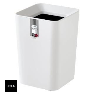 【HOLA】日本ASVEL方形雙層垃圾桶2L-白