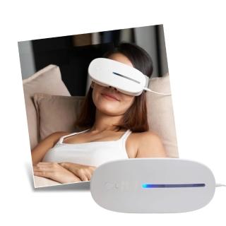 【歐萊依 Aurai】酷熱敷水波式按摩眼罩 聖誕禮物 交換禮物 聖誕節(台灣製造 按摩紓緩疲勞雙眼)