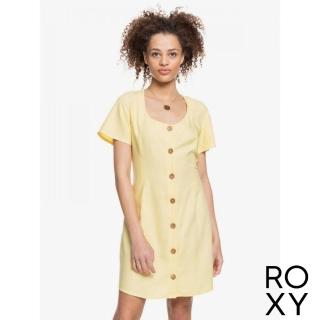 【ROXY】女款 女裝 洋裝 ALL EYES ON LOVE(淡黃色)