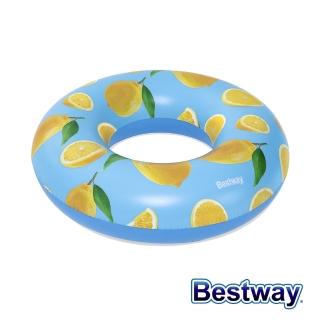 【BESTWAY】47吋檸檬香味大泳圈(泳具 泳圈)