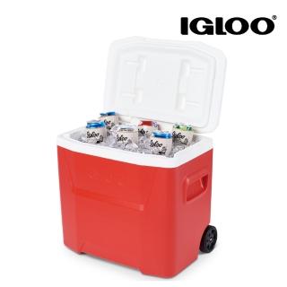 【IGLOO】LAGUNA 系列 28QT 拉桿冰桶 34462(美國製造、保冷、保鮮、露營、冰桶、拉桿冰桶)