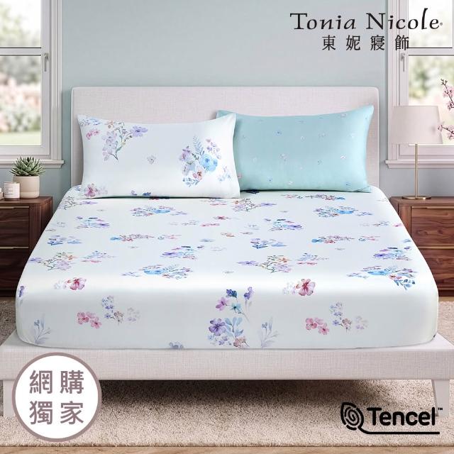 【Tonia Nicole 東妮寢飾】60支100%萊賽爾天絲床包枕套組-雙人均一價(多款任選)