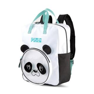 【PUMA】Animals後背包 中大童 後背包 熊貓 動物系列 白色(07796302)