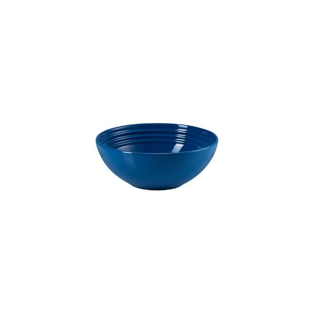 【Le Creuset】瓷器早餐穀片碗16cm(馬賽藍-無盒)