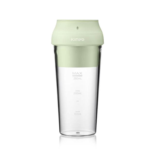【KINYO】磁吸式USB隨行杯果汁機280ml 榨汁機 (JRU-6690)