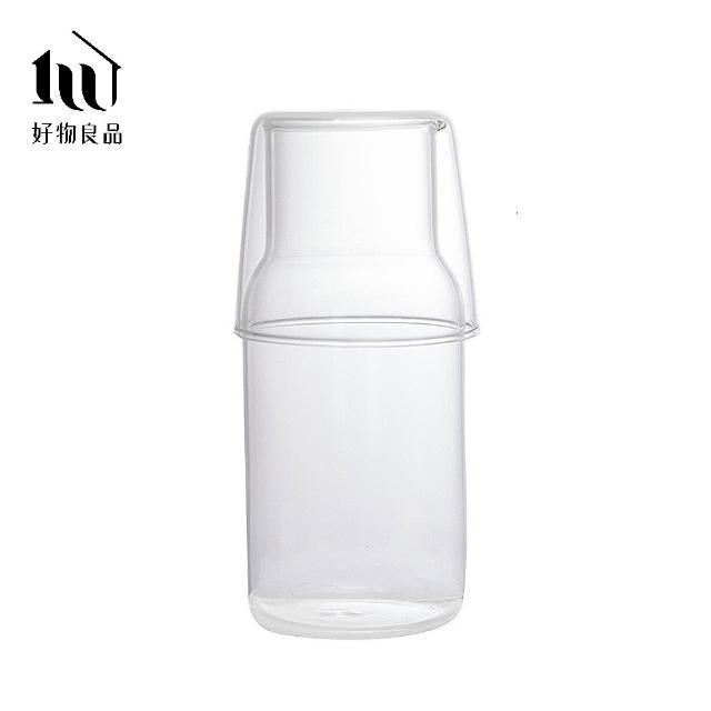 【好物良品】550ml_彩色耐高溫玻璃水壺杯組(4色任選｜冷水壺 冷泡壺 茶壺 水杯 水壺 一人下午茶)