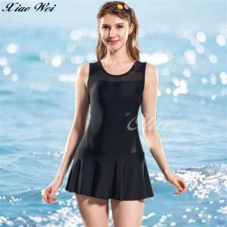 【小薇的店】時尚大女連身裙泳裝(NO.23228)