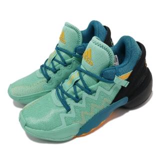 【adidas 愛迪達】籃球鞋 D.O.N. Issue 2 運動 女鞋 愛迪達 避震 包覆 支撐 球鞋 穿搭 綠 黑(S42751)