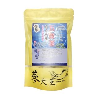 【蔘大王】人蔘瑪卡五寶茶包X4組（6gX10入/組）(雄壯威武 真男人活力之源 強身滋補 增強體力)