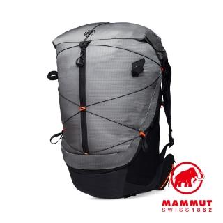 【Mammut 長毛象】Ducan Spine 50-60 輕量健行後背包 花崗岩灰 女款 #2530-00380