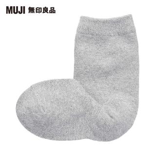 【MUJI 無印良品】兒童棉混腳跟特殊編織直角襪(共4色)