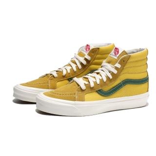 【VANS】休閒鞋 板鞋 X BILLYS TOKYO SK8-HI 黃綠 高筒 聯名 男(VN0A4BVBXEM)