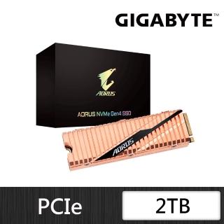 【GIGABYTE 技嘉】AORUS NVMe Gen4 SSD 2TB(GP-ASM2NE6200TTTD)