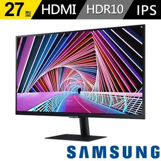 【SAMSUNG 三星】S27A700NWC 27型 4K美型窄邊框顯示器