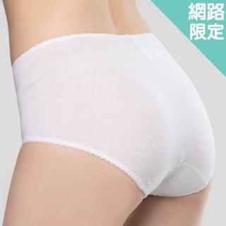 【Swear 思薇爾】彈戀愛系列M-XXL素面中腰三角女內褲(白色)