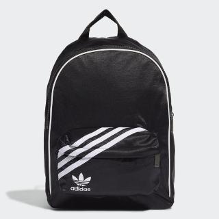 【adidas 愛迪達】NYLON W BACKPACK 後背包 黑色 尼龍(GD1641)