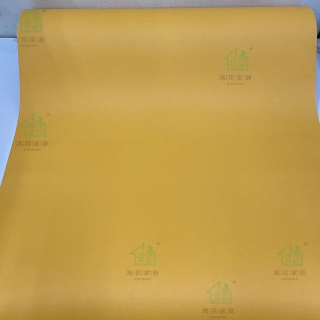 【鴻民壁紙】馬卡龍PVC消光防水自黏壁紙(防水 自帶背膠 莫蘭迪色牆 一撕即貼)