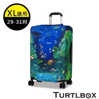 【TURTLBOX 特托堡斯】托運套 防塵套 託運套 行李箱 防潑水 XL號(設計師款 任選)