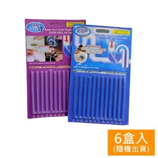 水管疏通除臭清潔棒12入x6盒(隨機出貨)