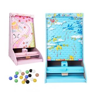 【888ezgo】木製彈珠台接球遊戲台（手眼協調訓練）