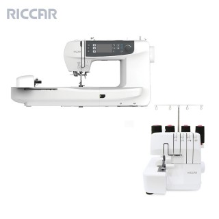【限量組合 日本RICCAR立家】3.0複合式刺繡縫紉機+LB42B拷克機