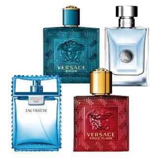 【VERSACE 凡賽斯】愛神•火焰+雲淡風輕+經典男+艾諾斯•愛神(5ml 4入組合 公司貨)