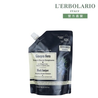 【L’ERBOLARIO 蕾莉歐】黑杜松活力沐浴洗髮精補充包500ml