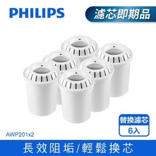 【Philips 飛利浦】AWP201超濾四重過濾濾芯共6入-適用AWP2920/2921(AWP201*2)