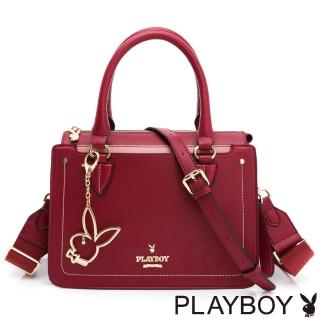 【PLAYBOY】手提包附長背帶   Vivid girl 系列(紅色)
