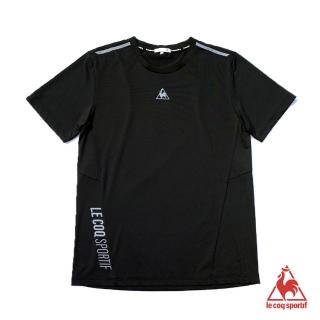 【LE COQ SPORTIF 公雞】短袖T恤 男-黑-LWN2161199